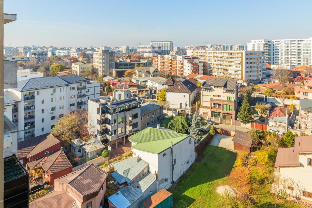 Lovely Apartment With City View Bukarest Eksteriør billede